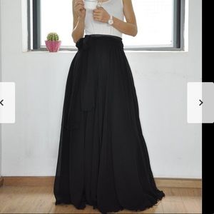 Black maxi skirt, NWT